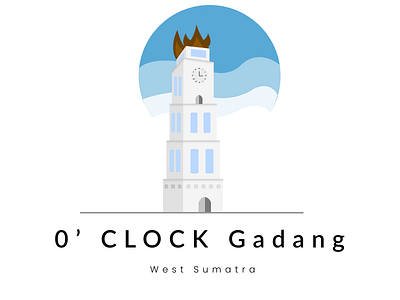 O ' Clock Gadang graphic design