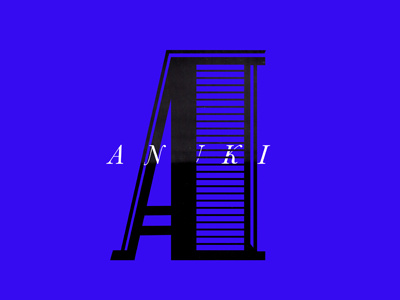 Anuki a anuki experimental lettering typography