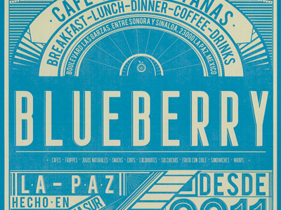 Blueberry poster