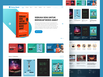Online Book Store graphic design ui uiux web page website