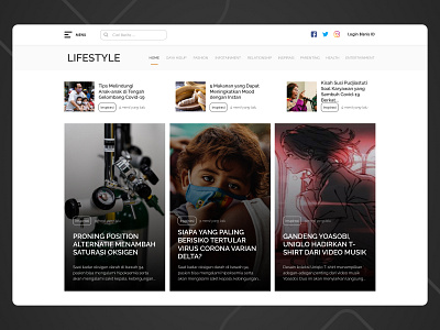 Online News Portal Page graphic design news news portal ui ui design uiux ux design