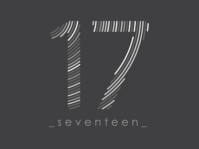 Seventeen app branding design icon illustration logo typography ui ux vector