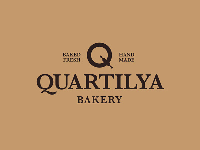 Quartilya Bakery Logo Design bakery bakery logo bakeshop brand design brand identity branding bread design identity identity design logo logo design logos pastry quartilya vintage vintage logo