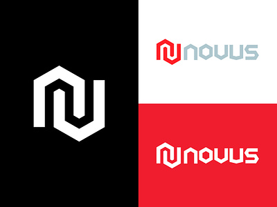 NOVUS Logo brand identity brand identity designer branding corporate identity design geometric identity logo logomark logotype modernism symbol