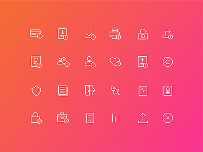 Help Center Icons - Set 01 by Paul Gernale for Canva on Dribbble