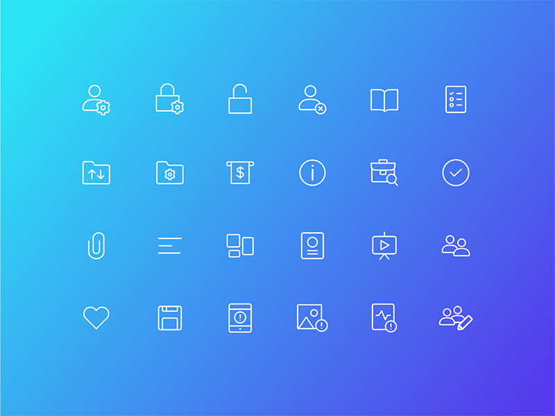 Help Center Icons - Set 04 by Paul Gernale for Canva on ...