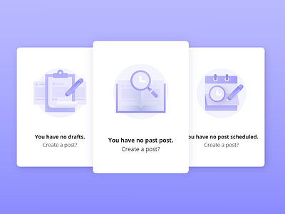 Scheduler Empty State app canva design empty state gradient graphic icon icons illustration product schedule scheduler ui vector