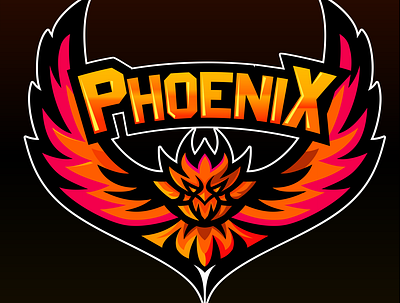 Phoenix Gaming logo gaming logo illustration logo mascot logo vector