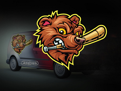 Memphis Grizzlies branding design gaming illustration logo vector