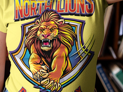 North Lions 02 design gaming graphic design il illustration logo sold out typography vector