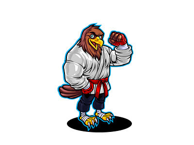 Big Eagle design gaming illustration logo mascot vector