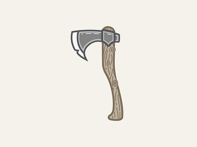 Hatchet flat illustration orlando vector