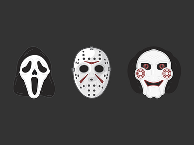 Horror Film Characters by Caseyillustrates on Dribbble