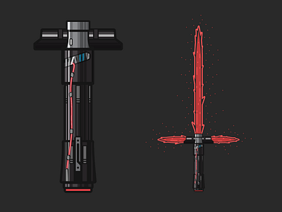 Kylo Ren illustration kylo ren lightsaber orlando star wars