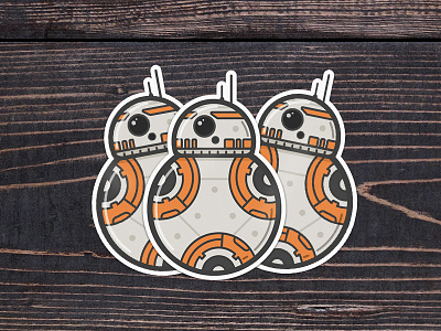 BB-8 | Sticker Mule bb 8 force awakens star wars sticker mule