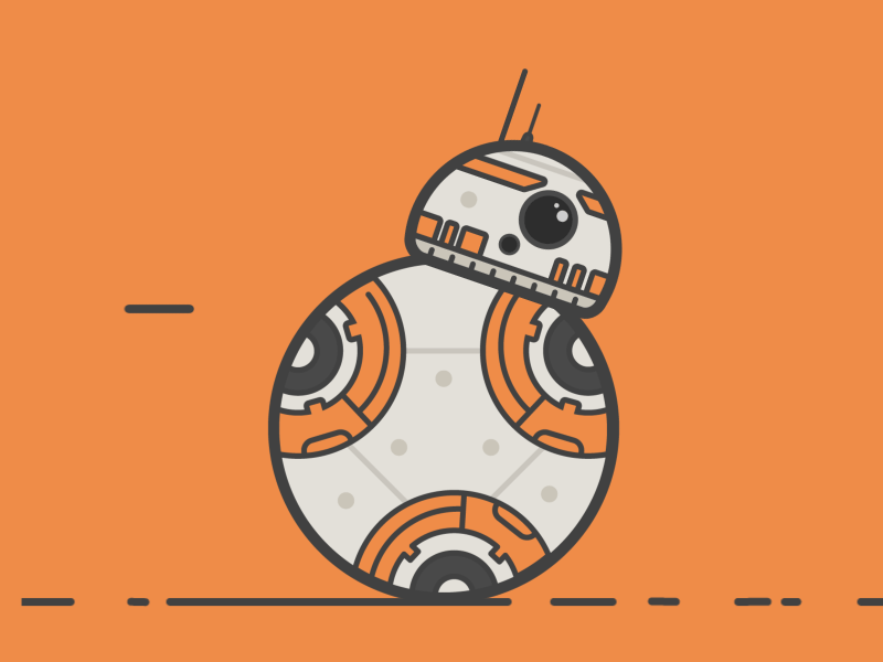 BB-8 | Rolling, Rolling, Rolling after effects bb8 illustration orlando star wars