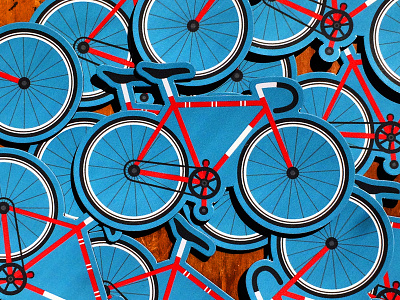 Cycle | Magnet bicycle bike magnet stickermule