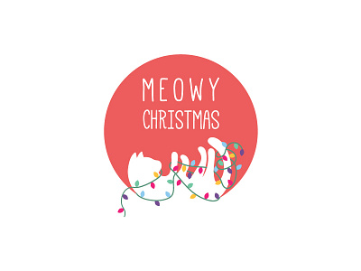 Meowy Christmas cat christmas holiday meow meowy
