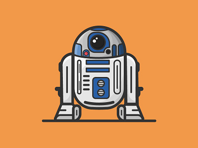 R2-D2 | Two Year Anniversary bb-8 bb8 droid illustration orlando process progress r2-d2 star wars video