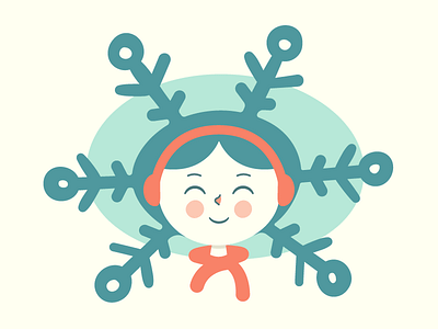 I got snow on my head holiday snow snowflake winter