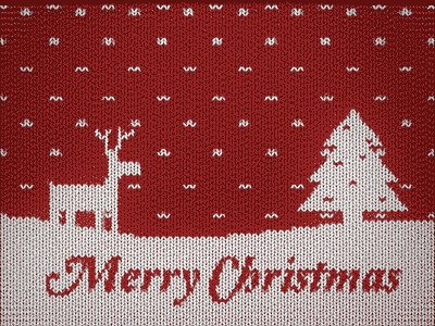 Merry Christmas! christmas deer snow snowing sweater