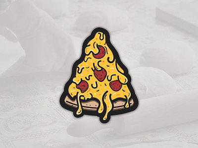 Pizza Pizza cheesy food nom pizza stickers