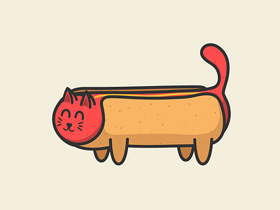 Hot Diggity Cat cat food hot dog pet weird