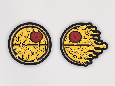 Pizza Death Star Decals