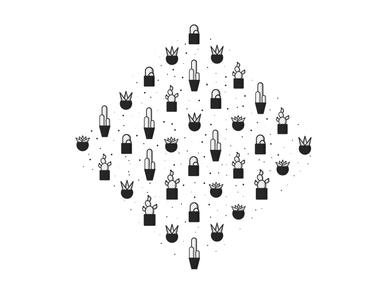 Cactus dribbble