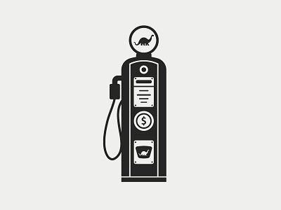 Expensive | Inktober 22/31 car caseyillustrates dino expensive gas illustration inktober inktober 2018 money oil orlando price zoom