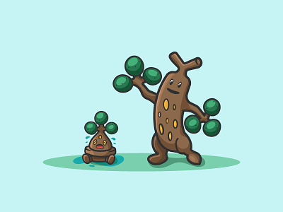 Sudowoodo & Bonsly