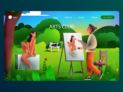 ARTS CLUB LANDING PAGE