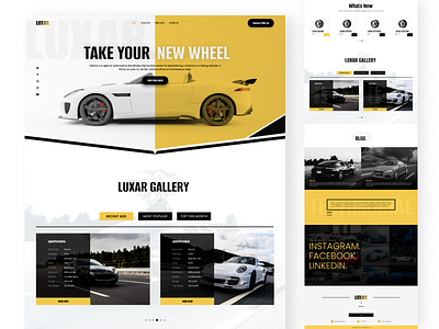 Car Showroom Landing page