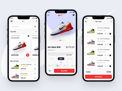 E commerce app 3d animation app app design branding clean concept design dribbble e commerce graphic design logo mobile screen motion graphics nike shoes ui ux