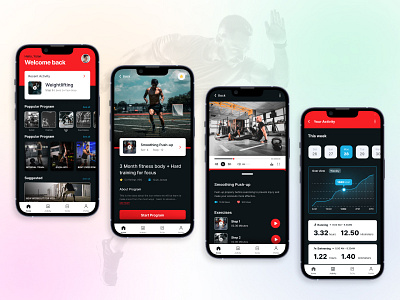 Fitness Tracker App Screen