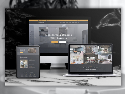 kitchen and Bath Remodeling Website 3d appui architecture branding clean color concept construction design graphic design modern newest typography ui user interface ux design website