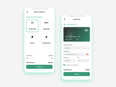 Daily UI 002 - Credit Card Checkout