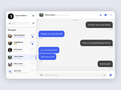 Daily UI 013 - Direct Messaging