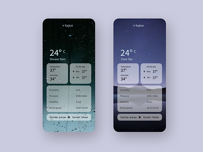 Weather App app design appui climate cloudy daily ui 37 dailyui dailyui 037 dailyuichallenge design forecast humidity mobile app rain sunny temprature ui weather weather app weather forecast weather icon