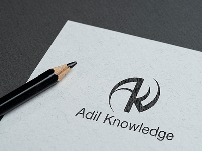 Knowledge Logo 3d graphic design logo