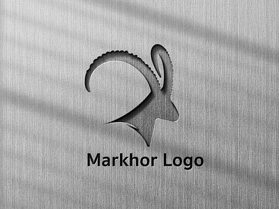 Markhor Logo 3d branding graphic design logo