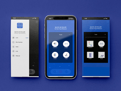Quick AR Camera Ruler App Design