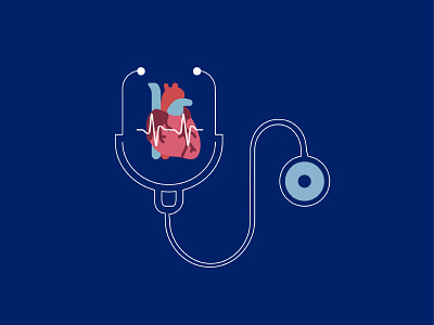 Heart Rate App icon 3d animation branding graphic design logo motion graphics ui