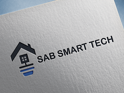 SAB SMART TECH LOGO app branding design graphic design logo
