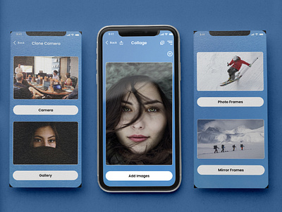 Clone Mirror App app app design branding ui