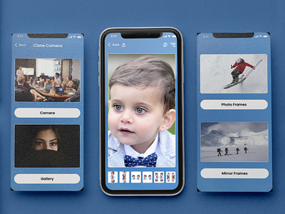 Clone Mirror App app design ui uiux design