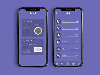 Water App Design app design design ui ux uxui