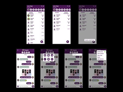 Messaging App Design UI #messaging