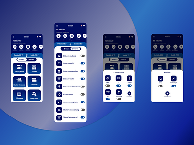 Home Monitoring Dashboard UI