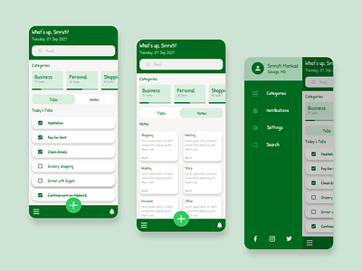 ToDo List UI app appdesign appui dailyui design todo todolist ui ux